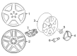 Diagram for 2016 Mercedes-Benz GLC300 Alloy Wheels - 253-401-20-00-7X23