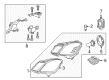 Diagram for 2014 Mercedes-Benz E350 Headlight - 212-820-21-39-64