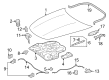 Diagram for Mercedes-Benz SL55 AMG Hood Release Cable - 232-880-79-01