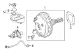 Diagram for Mercedes-Benz GLE450 AMG Brake Master Cylinder Reservoir - 166-430-01-02