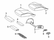 Diagram for 2018 Mercedes-Benz GLC43 AMG Seat Cushion Pad - 253-910-37-05