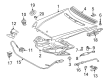 Diagram for 2006 Mercedes-Benz CLS55 AMG Hood Release Cable - 219-880-00-59