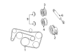 Diagram for 2012 Mercedes-Benz GL450 Drive Belt - 003-993-73-96