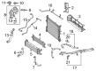 Diagram for Mercedes-Benz B250e Radiator - 246-500-12-03