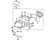 Diagram for 1995 Mercedes-Benz E320 Daytime Running Lights - 124-820-90-59