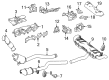 Diagram for 2015 Mercedes-Benz ML250 Catalytic Converter - 166-490-69-36-64