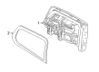 Diagram for 2021 Mercedes-Benz GLC300 Back Up Light - 253-906-16-02