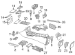 Diagram for 2015 Mercedes-Benz E63 AMG Ashtray - 204-810-03-30