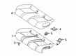 Diagram for Mercedes-Benz CLA45 AMG Seat Cushion Pad - 177-920-53-03