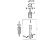 Diagram for 1993 Mercedes-Benz 300SL Shock Absorber - 129-320-11-30