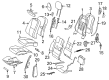 Diagram for Mercedes-Benz CL63 AMG Power Seat Switch - 221-870-54-87