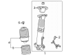 Diagram for 2023 Mercedes-Benz GLS450 Shock Absorber - 167-320-04-02