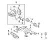 Diagram for Mercedes-Benz E350 Spindle Nut - 140-357-05-72