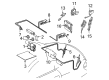 Diagram for 2009 Mercedes-Benz SLK300 Lift Support - 171-800-00-72