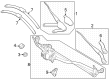 Diagram for Mercedes-Benz GLC300 Wiper Blade - 214-824-00-00