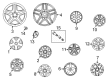 Diagram for 2012 Mercedes-Benz G550 Alloy Wheels - 463-401-18-02