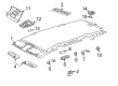 Diagram for 2000 Mercedes-Benz ML430 Interior Lights - 163-820-35-23-8G13