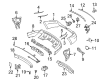 Diagram for 2007 Mercedes-Benz ML63 AMG Bumper - 164-885-00-25-9999