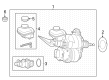 Diagram for Mercedes-Benz EQS AMG Brake Master Cylinder - 297-430-07-00