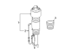 Diagram for 2005 Mercedes-Benz E320 Shock Absorber - 211-320-60-13-80