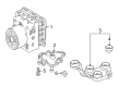 Diagram for 2021 Mercedes-Benz GLC43 AMG ABS Control Module - 205-900-52-48