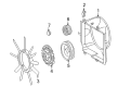 Diagram for Mercedes-Benz E320 Cooling Fan Shroud - 210-505-04-55