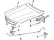 Diagram for 1988 Mercedes-Benz 560SEC Hood Latch - 126-880-07-60