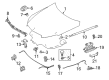 Diagram for 2012 Mercedes-Benz E550 Hood Release Cable - 207-880-03-59-64