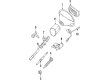 Diagram for 1988 Mercedes-Benz 420SEL Brake Light Switches - 000-545-87-09