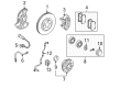 Diagram for 2010 Mercedes-Benz SLK55 AMG ABS Control Module - 037-545-49-32