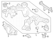 Diagram for 2024 Mercedes-Benz C43 AMG Axle Support Bushings - 223-351-09-00