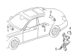 Diagram for Mercedes-Benz CLS450 Antenna - 213-905-11-00