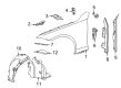 Diagram for 2021 Mercedes-Benz S580 Fender Splash Shield - 223-690-01-00