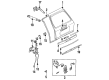 Diagram for 1991 Mercedes-Benz 300TE Tailgate Handle - 124-740-00-93