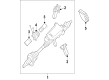 Diagram for 2013 Mercedes-Benz CL63 AMG Steering Wheel - 221-460-62-03-9E38