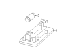 Diagram for Mercedes-Benz B250e License Plate Lights - 246-820-00-66