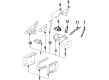 Diagram for 1992 Mercedes-Benz 300SE Side View Mirrors - 140-810-86-16