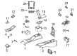 Diagram for 2002 Mercedes-Benz ML320 Cup Holder - 163-683-11-75