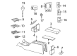 Diagram for 1999 Mercedes-Benz C280 Cup Holder - 202-680-02-79