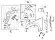 Diagram for 2016 Mercedes-Benz E550 Fender Splash Shield - 207-690-24-30