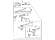 Diagram for Mercedes-Benz 190E Fender Splash Shield - 201-620-73-61