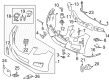 Diagram for Mercedes-Benz R350 License Plate - 251-885-09-81