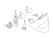 Diagram for Mercedes-Benz R350 Bulb Socket - 251-540-00-66-64