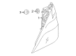 Diagram for 2017 Mercedes-Benz GLE43 AMG Tail Light - 166-906-58-01