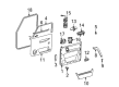 Diagram for 2002 Mercedes-Benz C32 AMG Power Seat Switch - 203-910-16-36