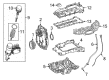 Diagram for Mercedes-Benz GLE300d Oil Dipstick Tube - 651-010-02-24