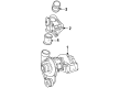 Diagram for Mercedes-Benz S350 Turbocharger - 000-090-09-80