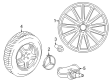 Diagram for 2023 Mercedes-Benz GLS450 Alloy Wheels - 167-401-75-00-7X23