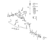 Diagram for Mercedes-Benz CLK320 Shock Absorber - 208-320-10-30