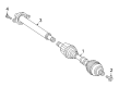 Diagram for 2022 Mercedes-Benz GLA45 AMG Axle Shaft - 177-330-01-03